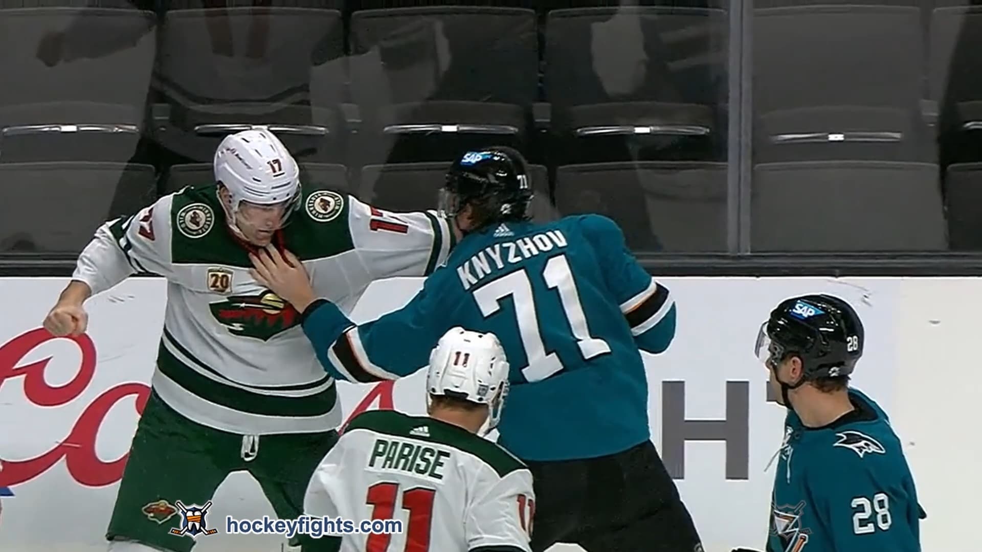 M. Foligno (MIN) vs. N. Knyzhov (SJS)