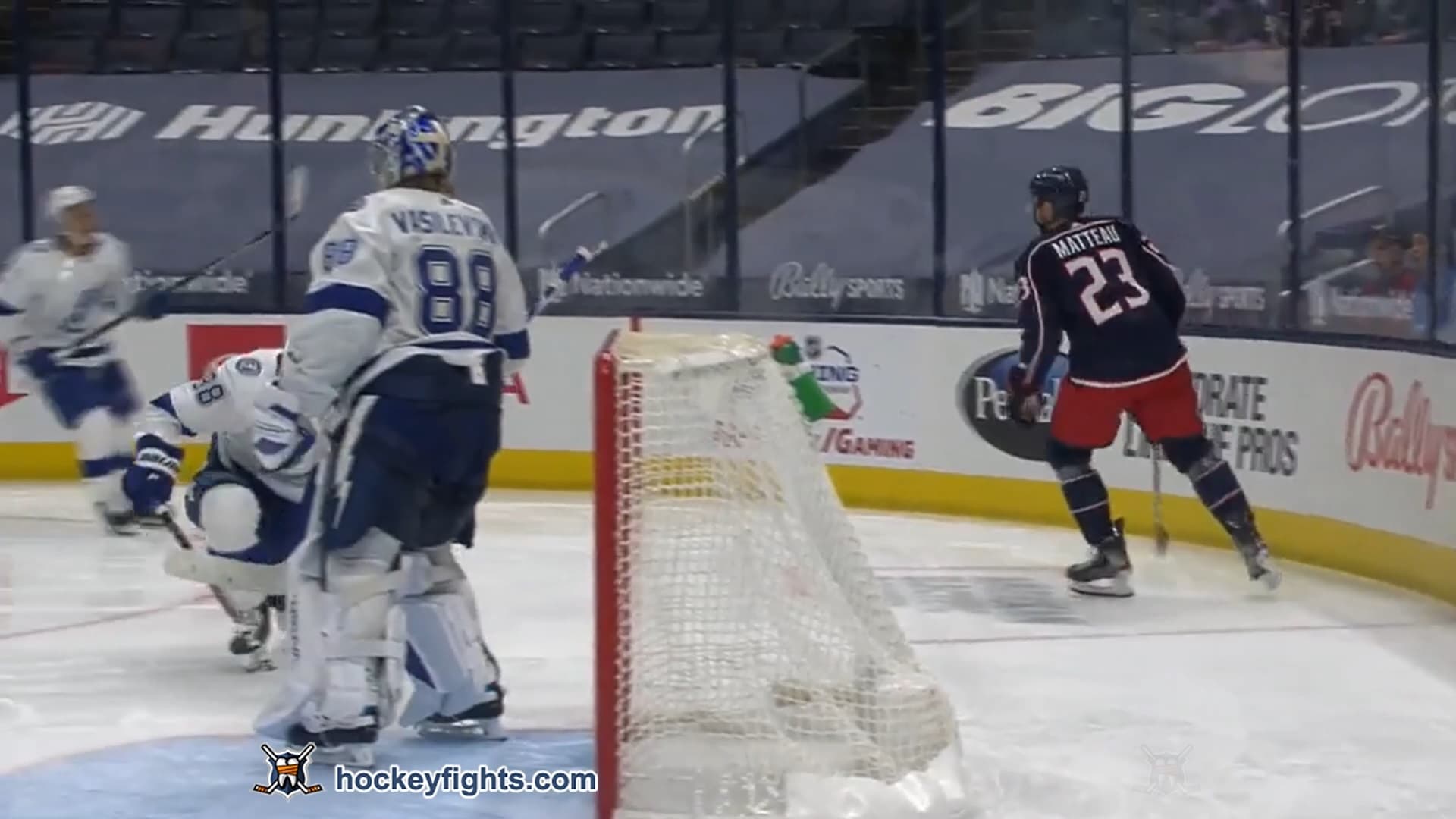 C. Foote (TBL) vs. S. Matteau (CBJ)