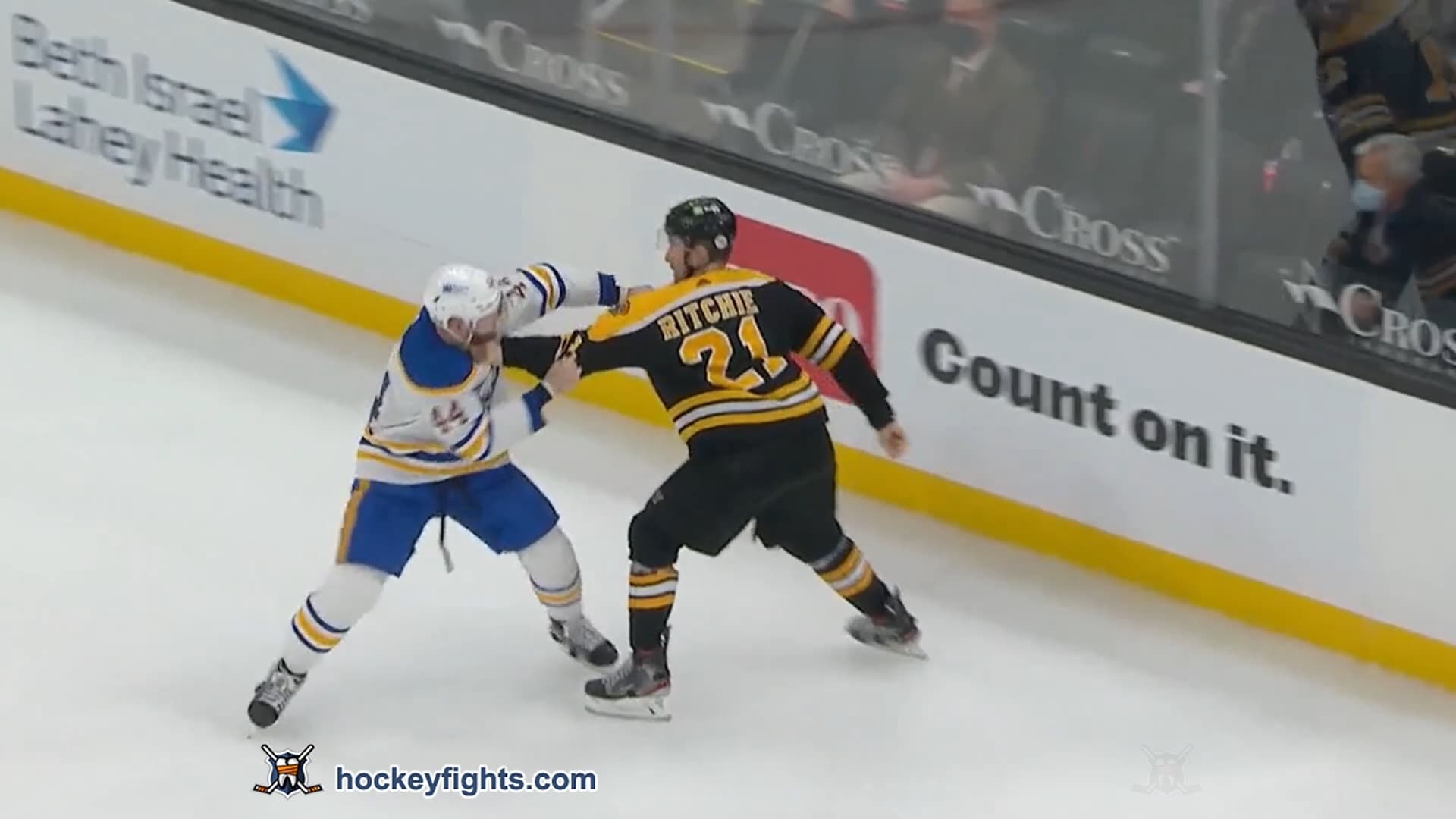 M. Irwin (BUF) vs. N. Ritchie (BOS)