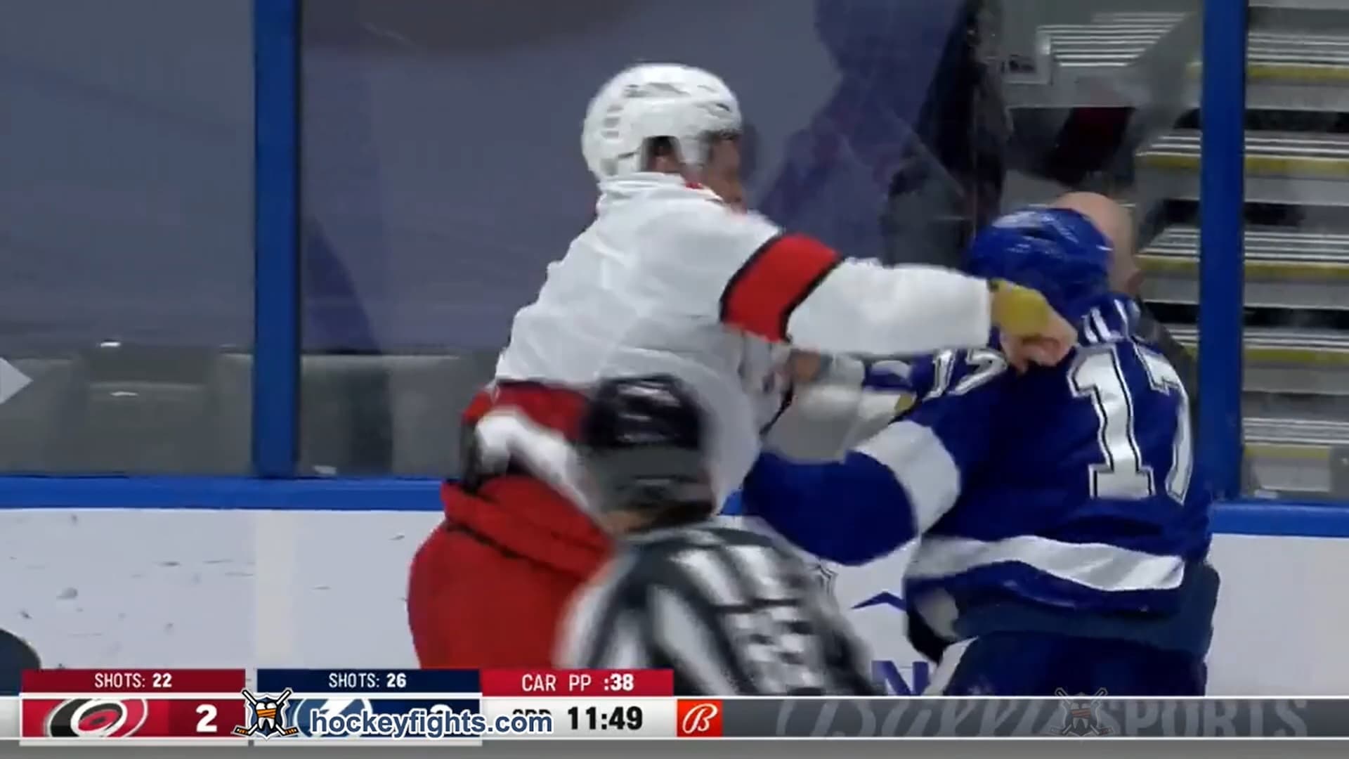 J. Gardiner (CAR) vs. A. Killorn (TBL)