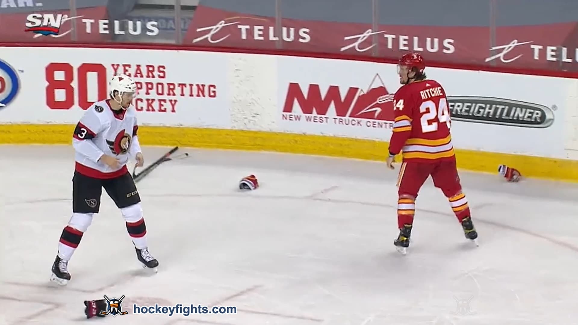 J. Brown (OTT) vs. B. Ritchie (CGY)
