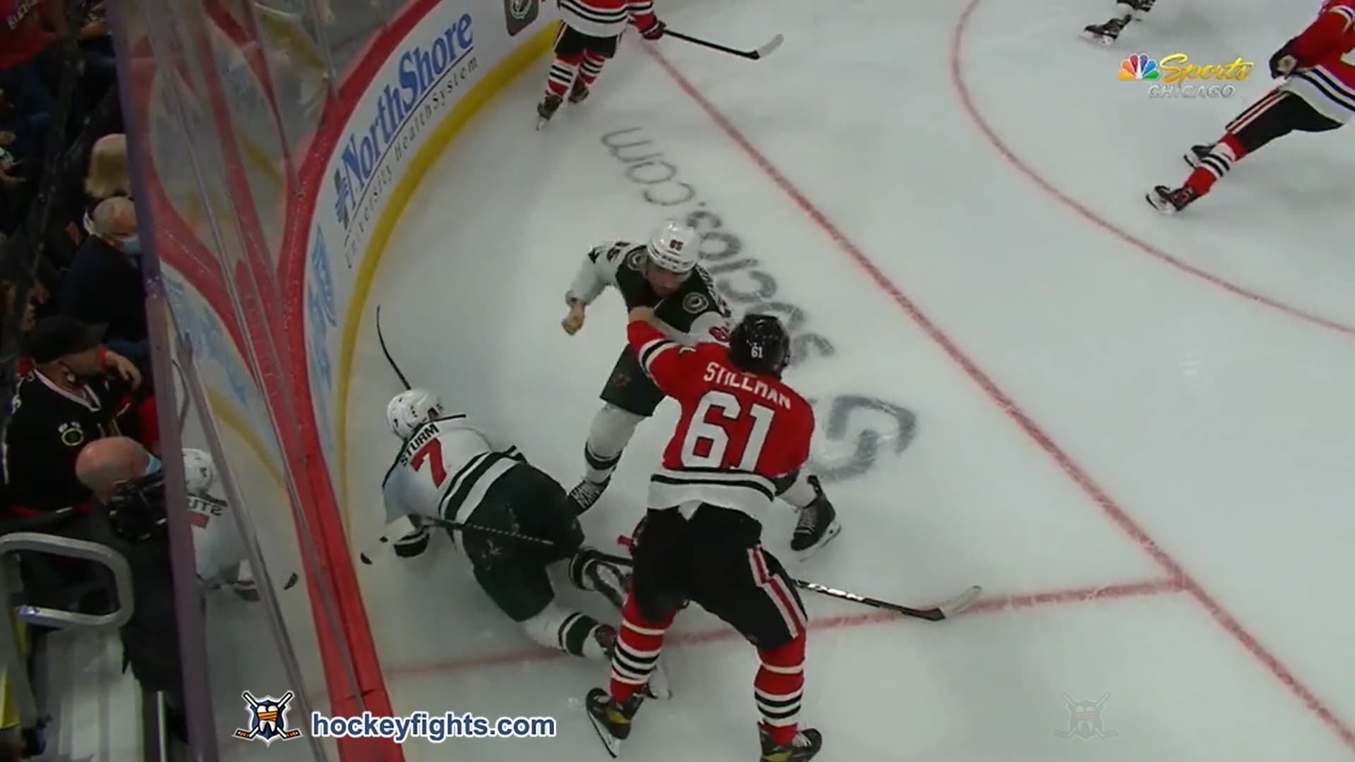 B. Duhaime (MIN) vs. R. Stillman (CHI)