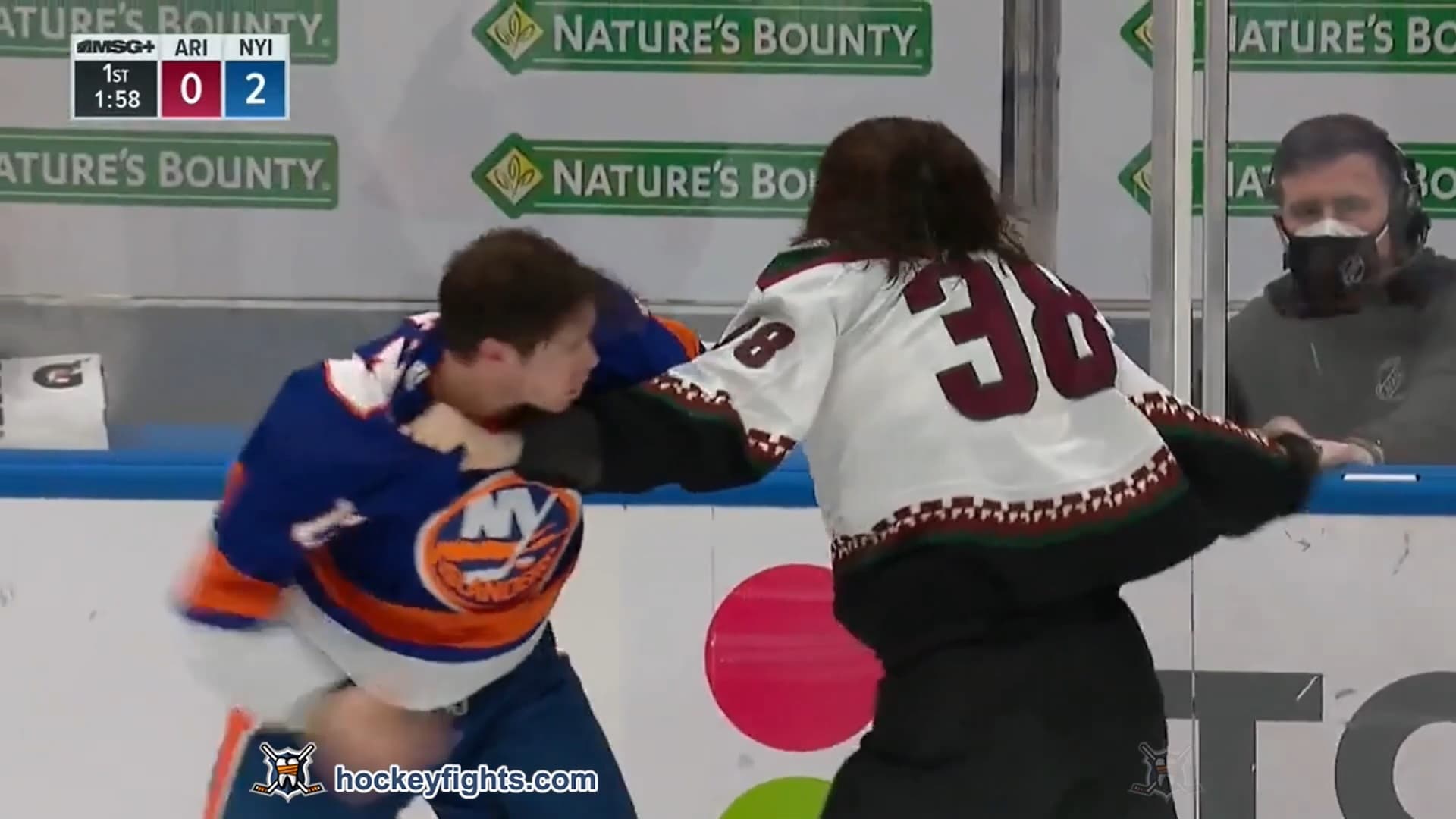 L. O'Brien (ARI) vs. M. Martin (NYI)