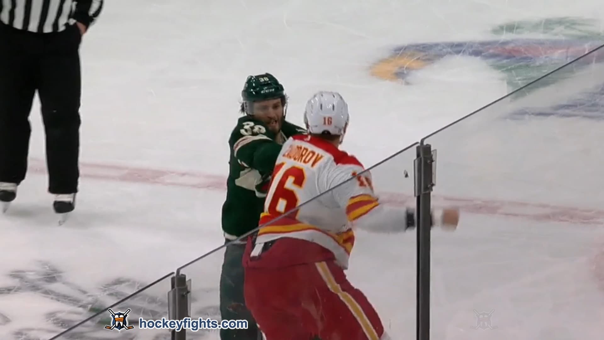 N. Zadorov (CGY) vs. R. Hartman (MIN)