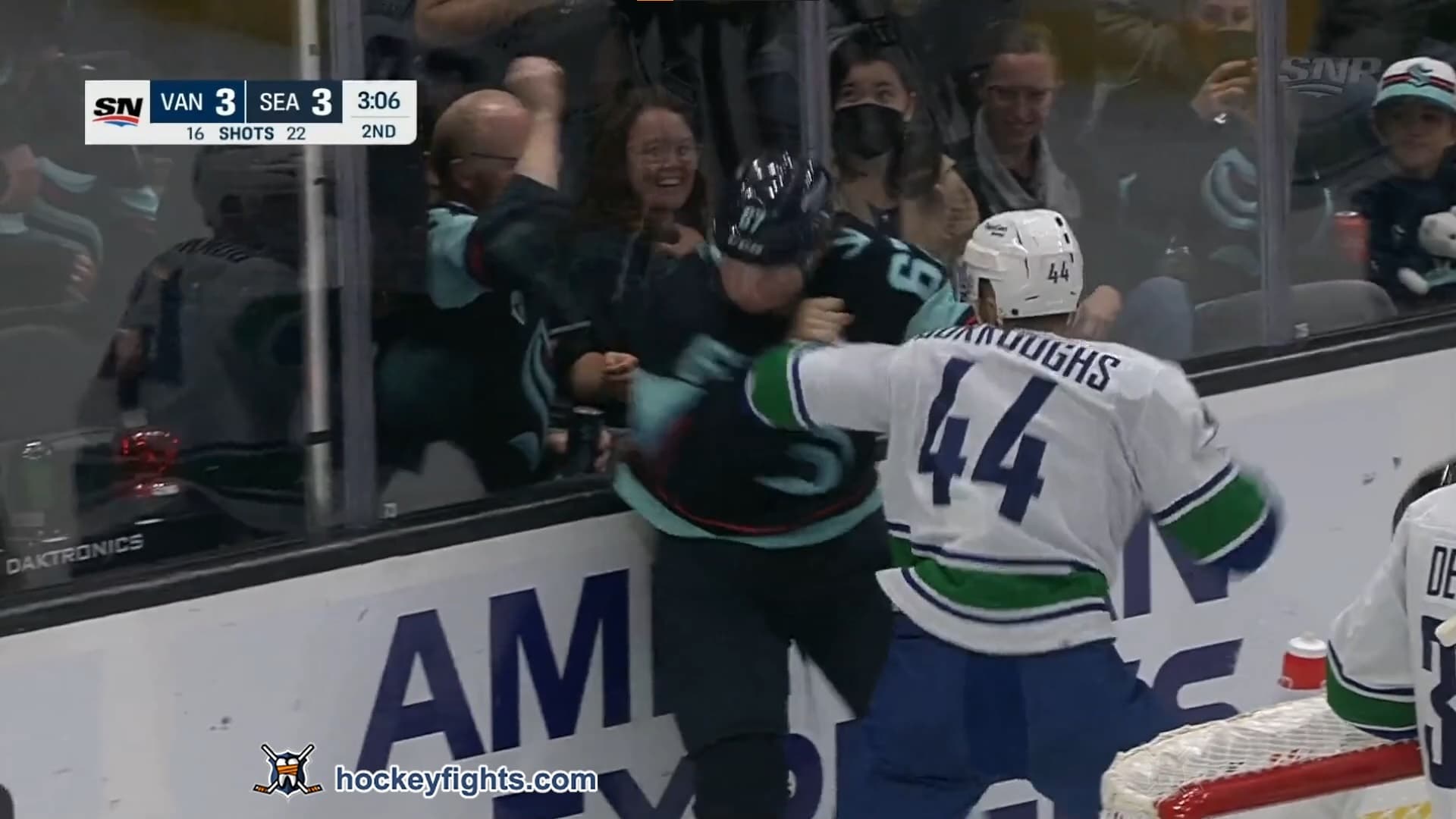 K. Burroughs (VAN) vs. M. Geekie (SEA)