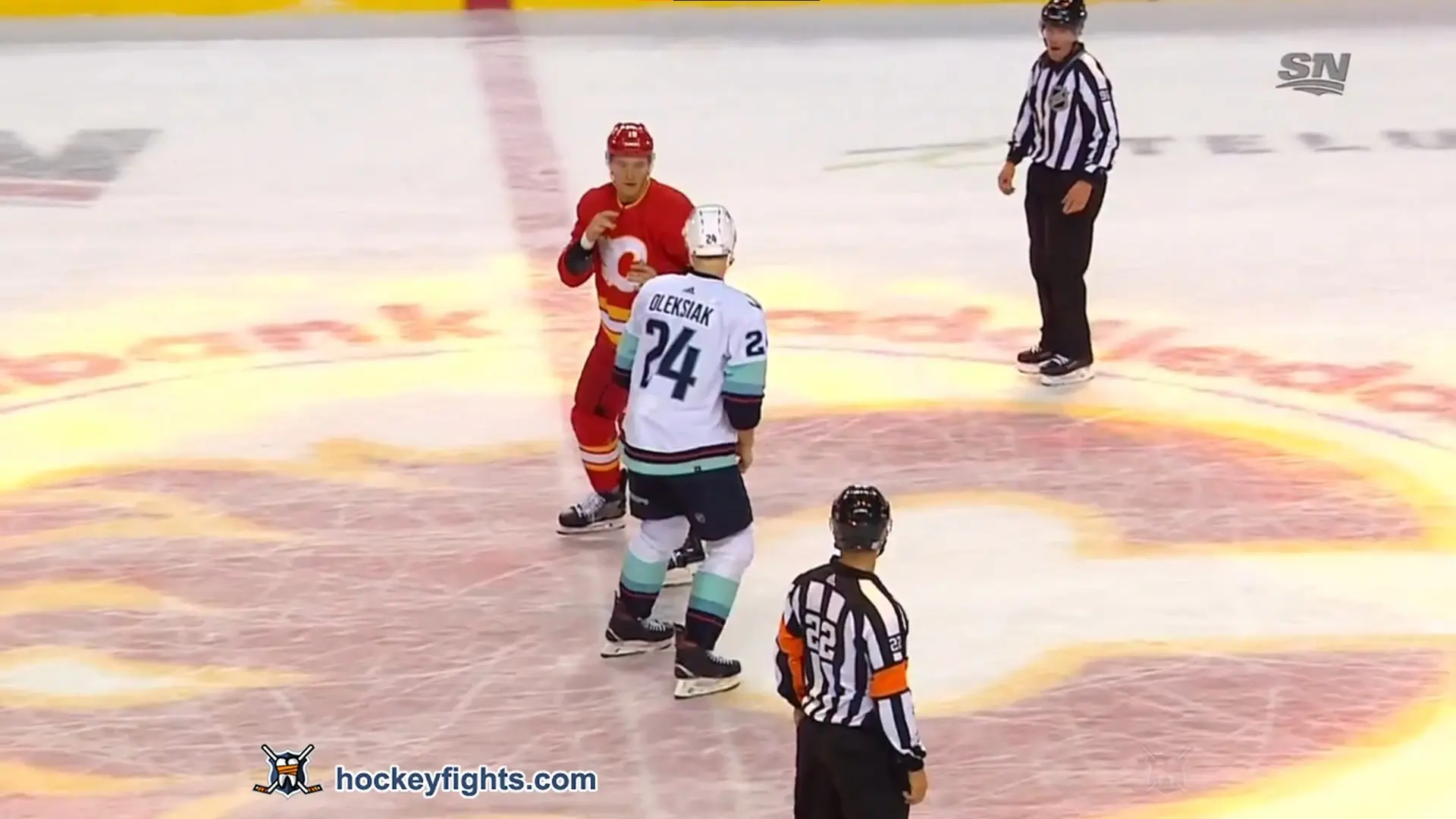 J. Oleksiak (SEA) vs. N. Zadorov (CGY)