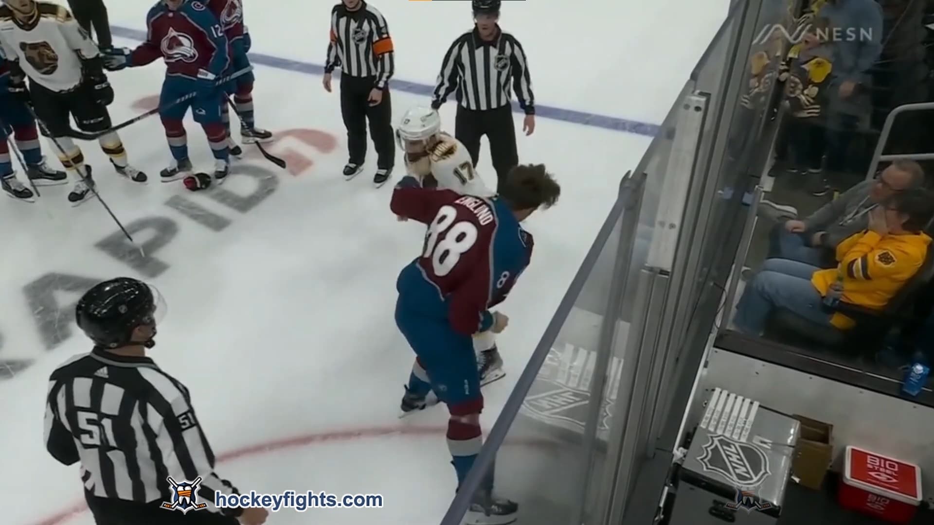 A. Englund (COL) vs. N. Foligno (BOS)