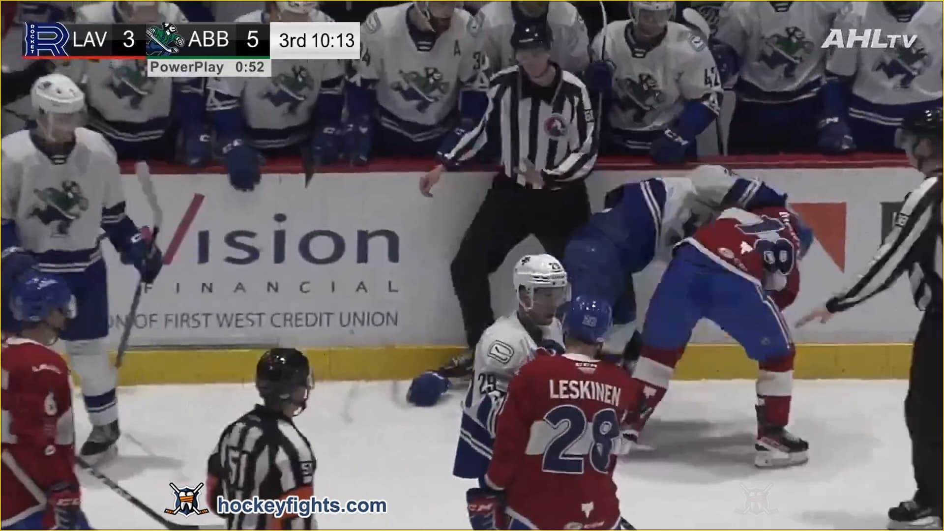 D. Martel (LAV) vs. T. Nielsen (ABC)