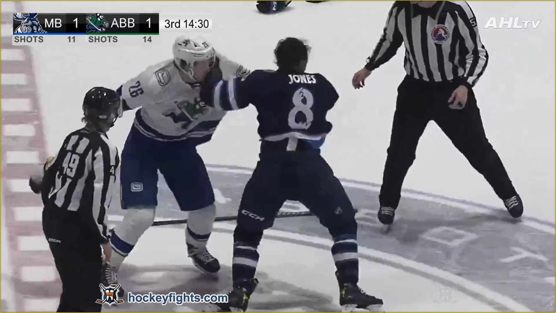 N. Jones (MBM) vs. W. Kalynuk (ABC)