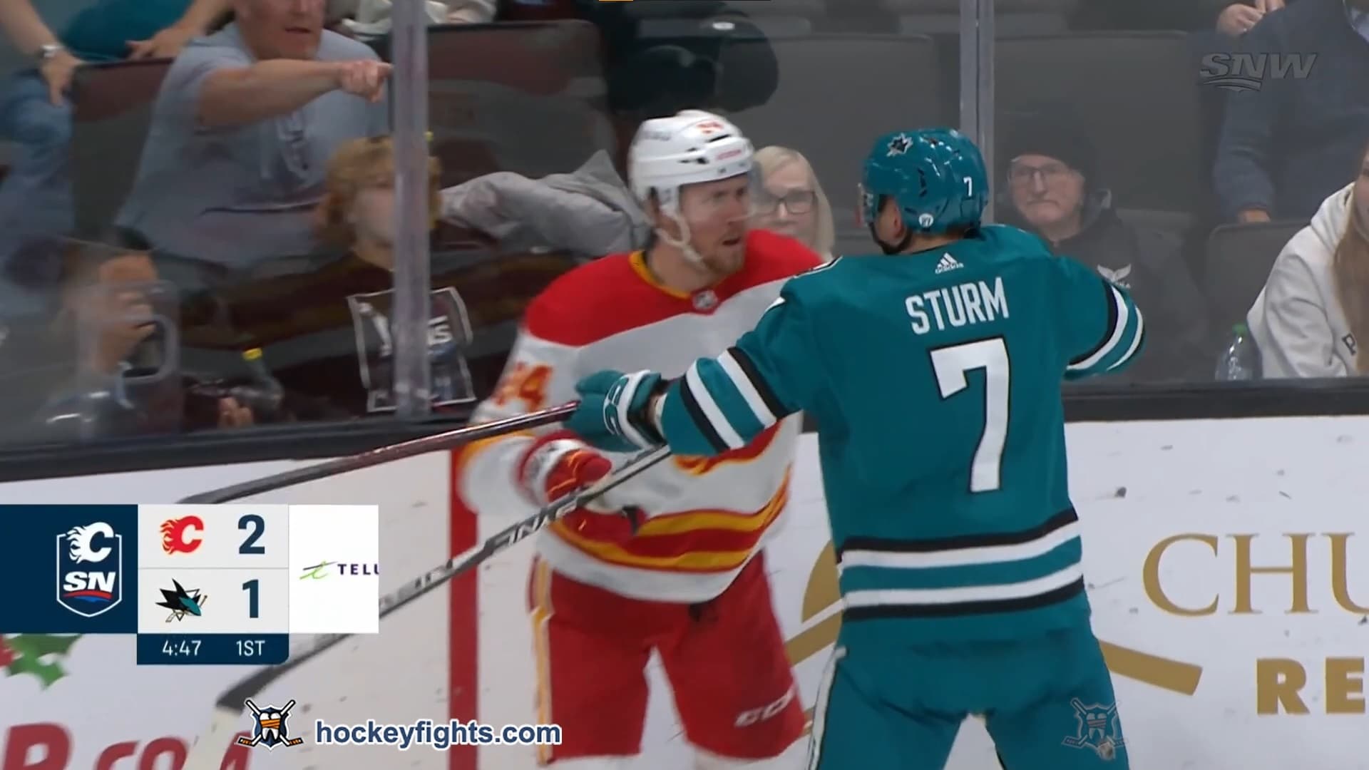 B. Ritchie (CGY) vs. N. Sturm (SJS)