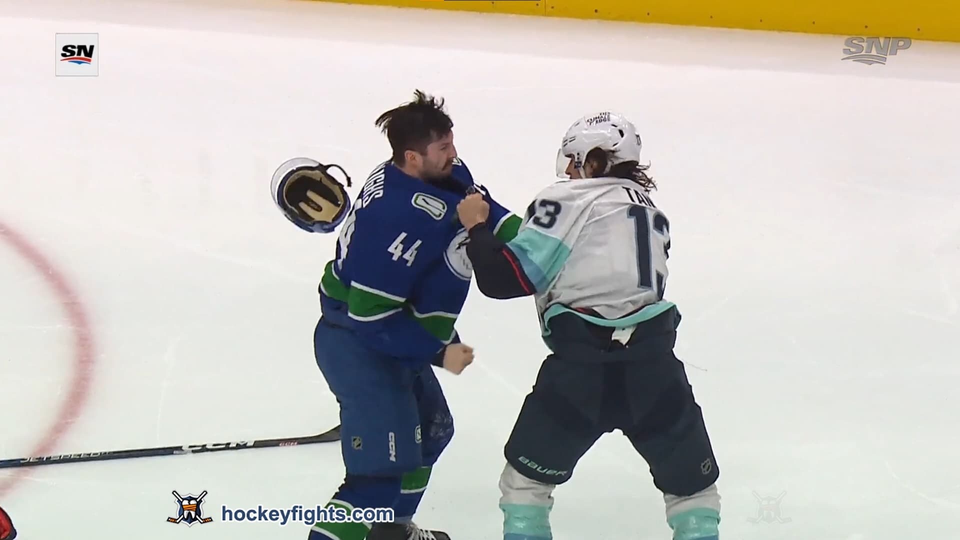 B. Tanev (SEA) vs. K. Burroughs (VAN)