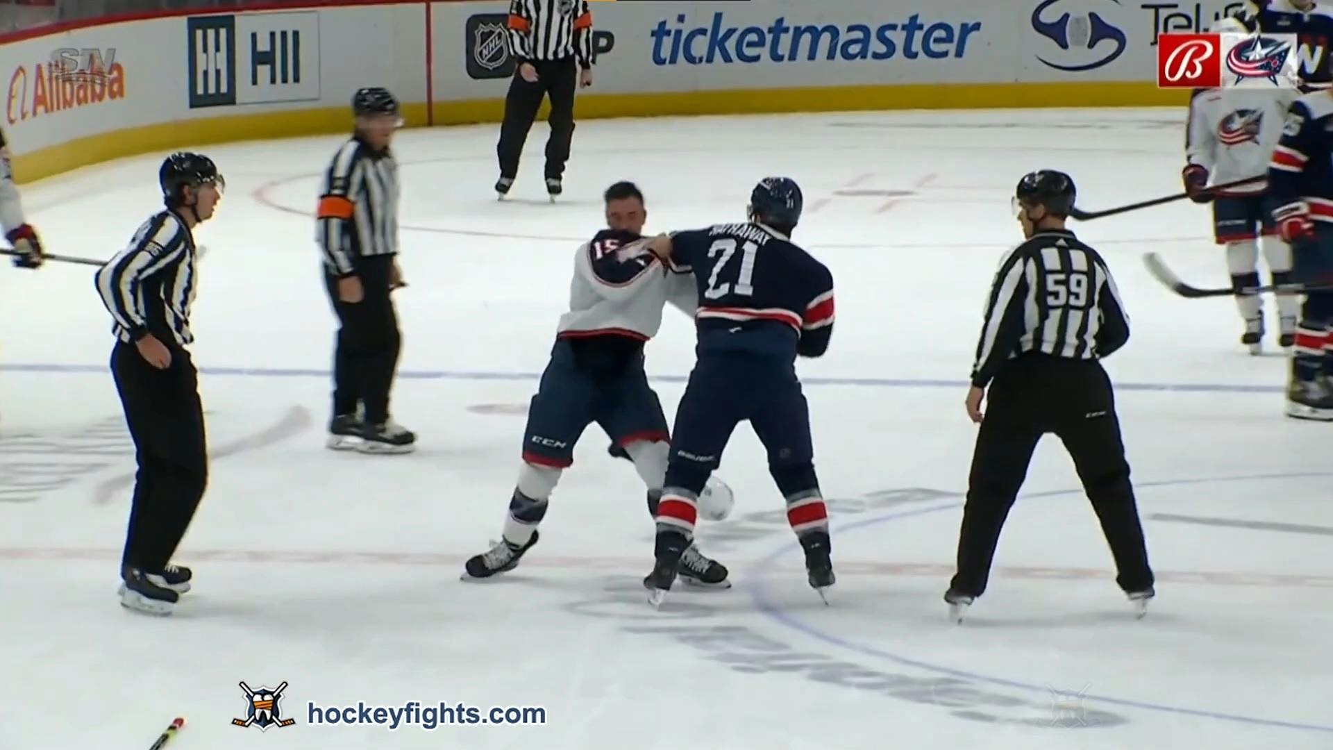 G. Bayreuther (CBJ) vs. G. Hathaway (WAS)