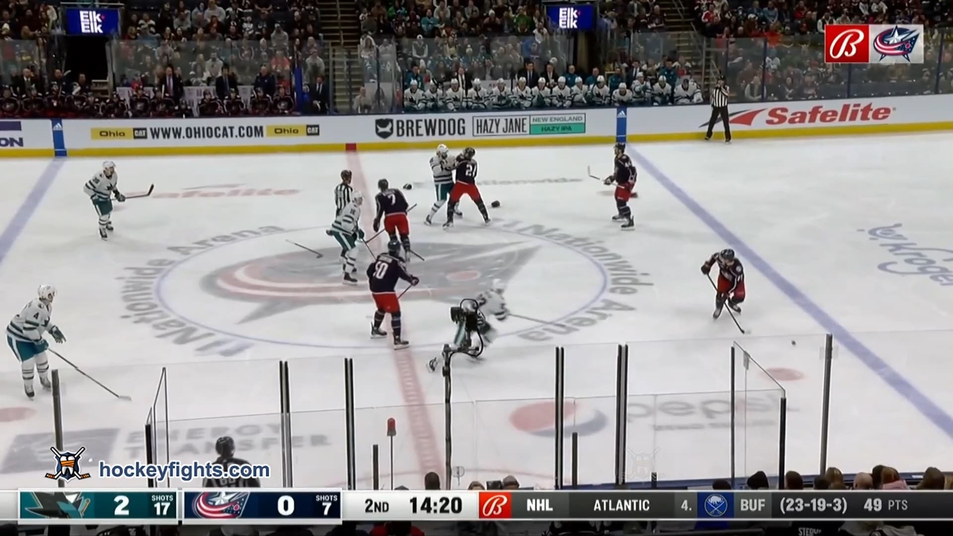 J. Gadjovich (SJS) vs. M. Olivier (CBJ)