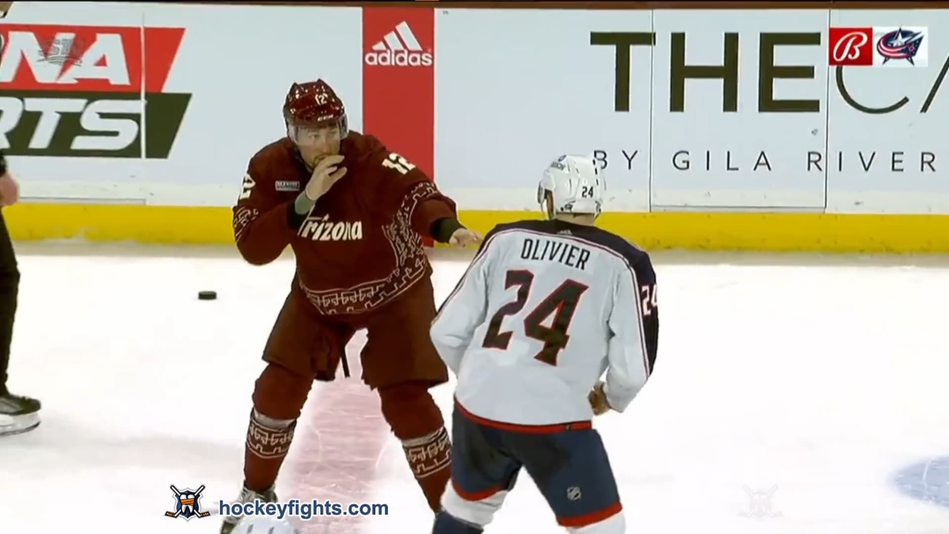 M. Olivier (CBJ) vs. N. Ritchie (ARI)