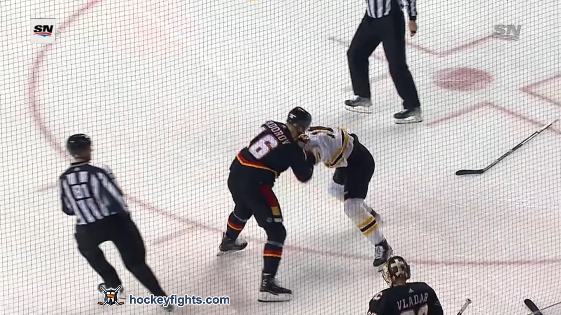 T. Frederic (BOS) vs. N. Zadorov (CGY)