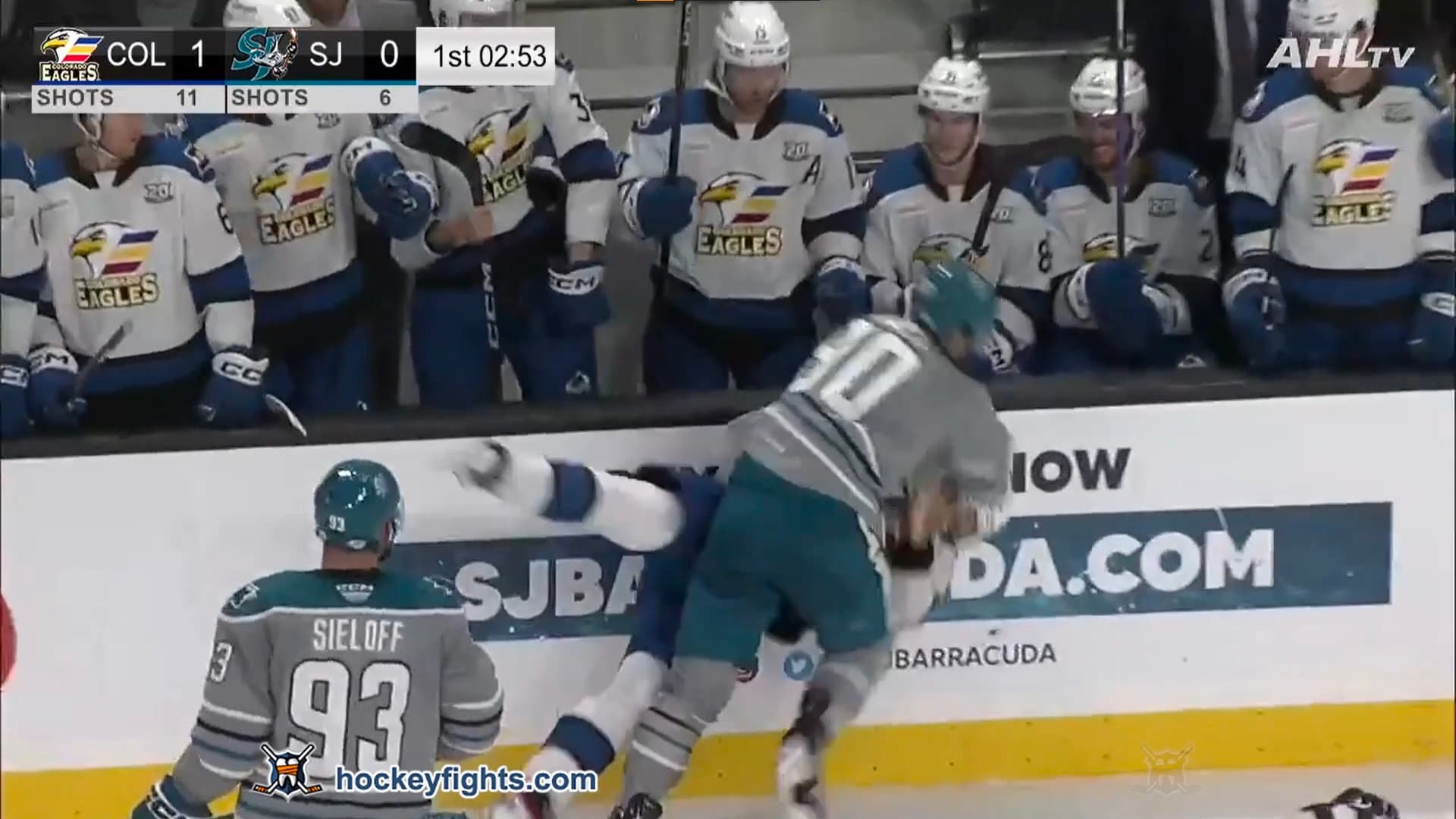 A. Beaucage (COL) vs. W. Riedell (SJB)