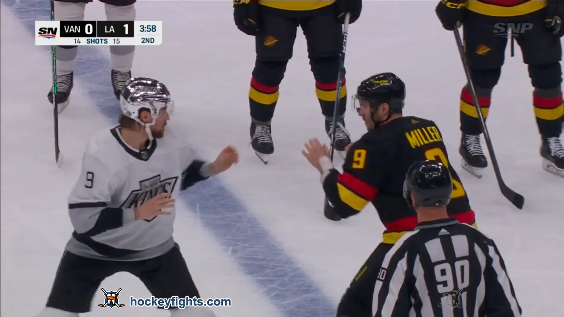 J. Miller (VAN) vs. A. Kempe (LAK)
