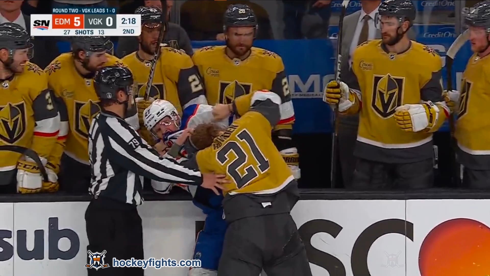 B. Kulak (EDM) vs. B. Howden (VGK)