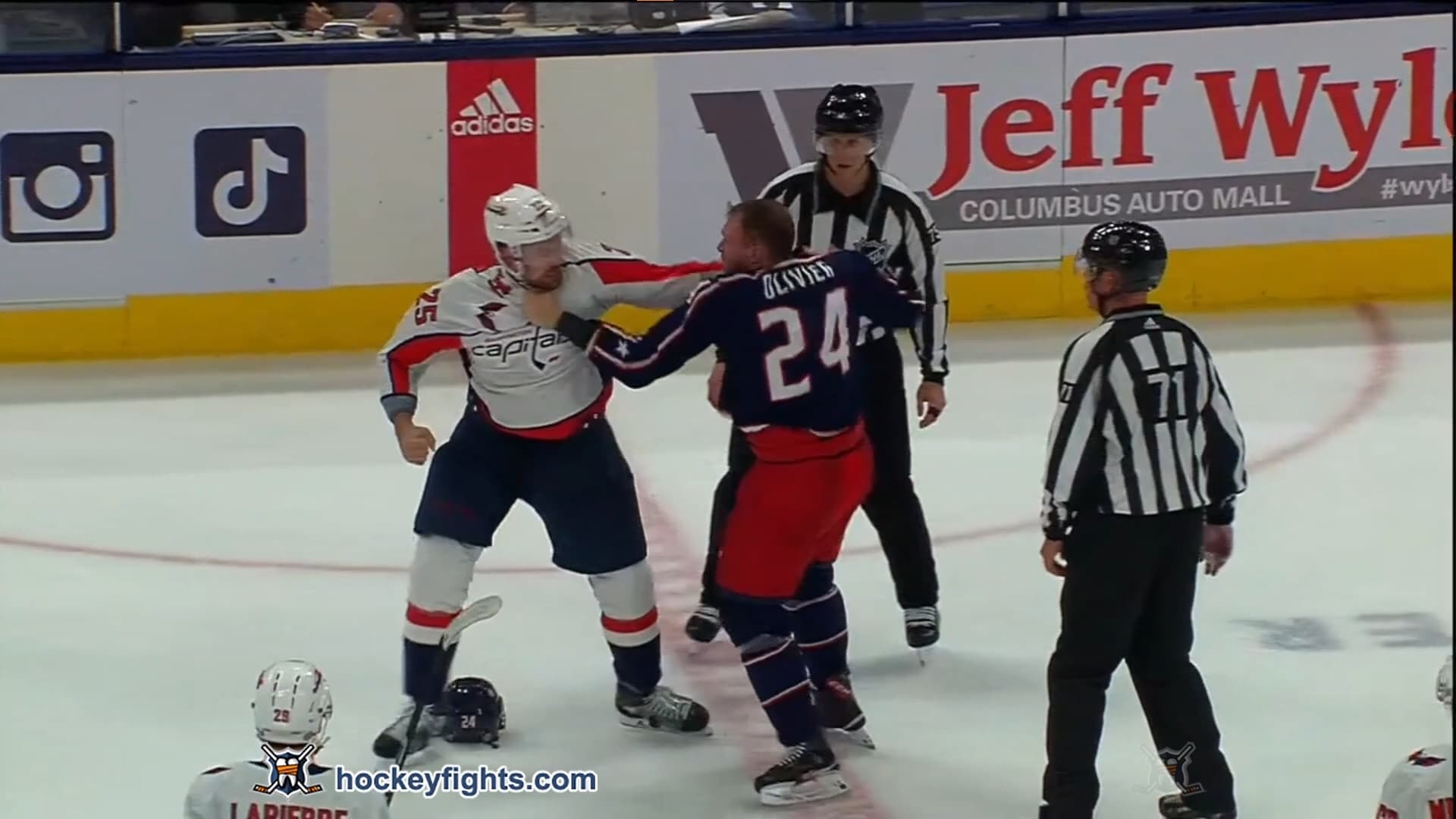 D. McIlrath (WSH) vs. M. Olivier (CBJ)