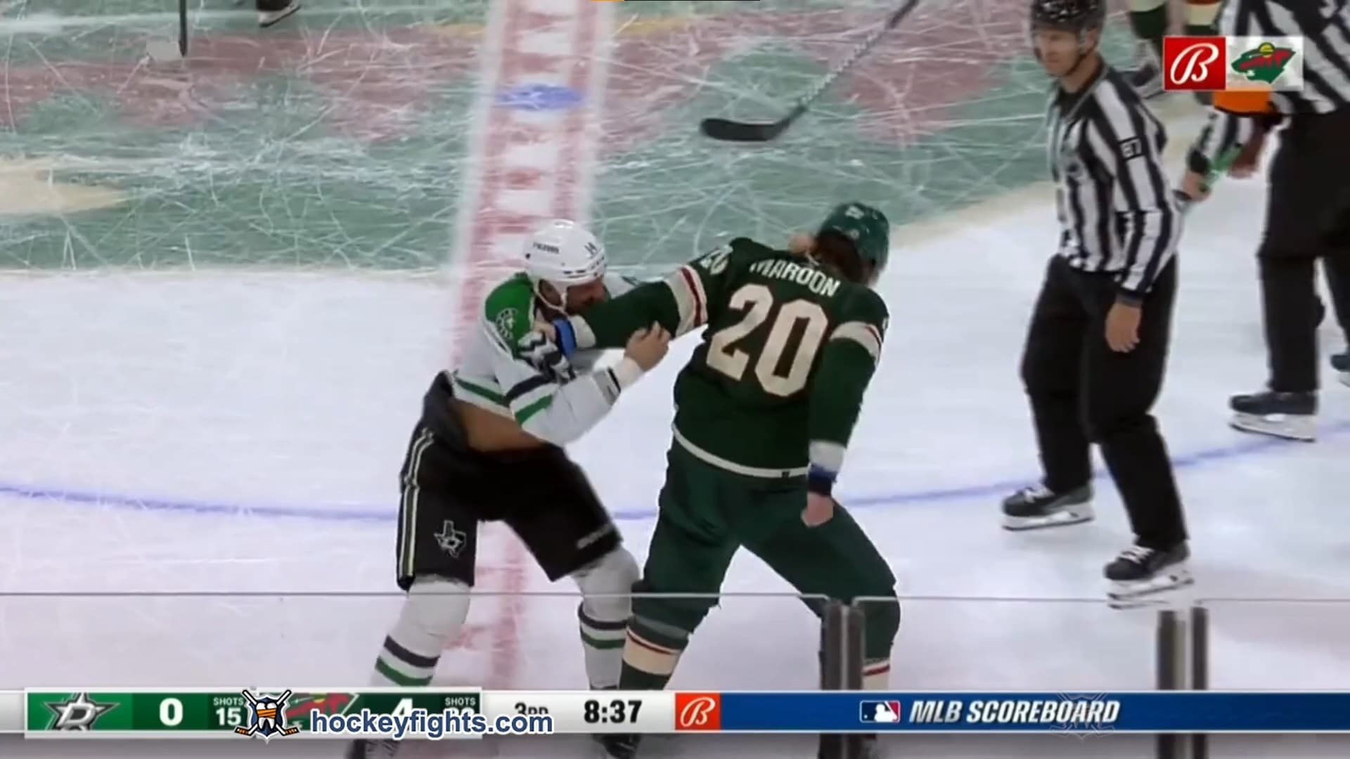 J. Benn (DAL) vs. P. Maroon (MIN)