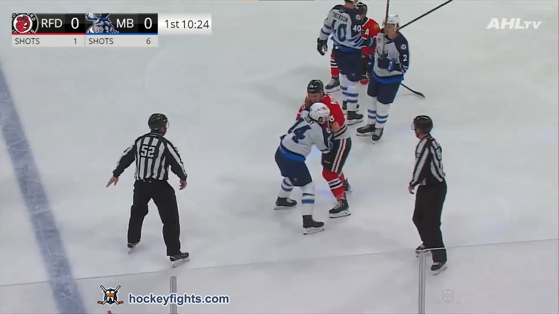 J. Maniscalco (RCK) vs. J. Oligny (MTB)