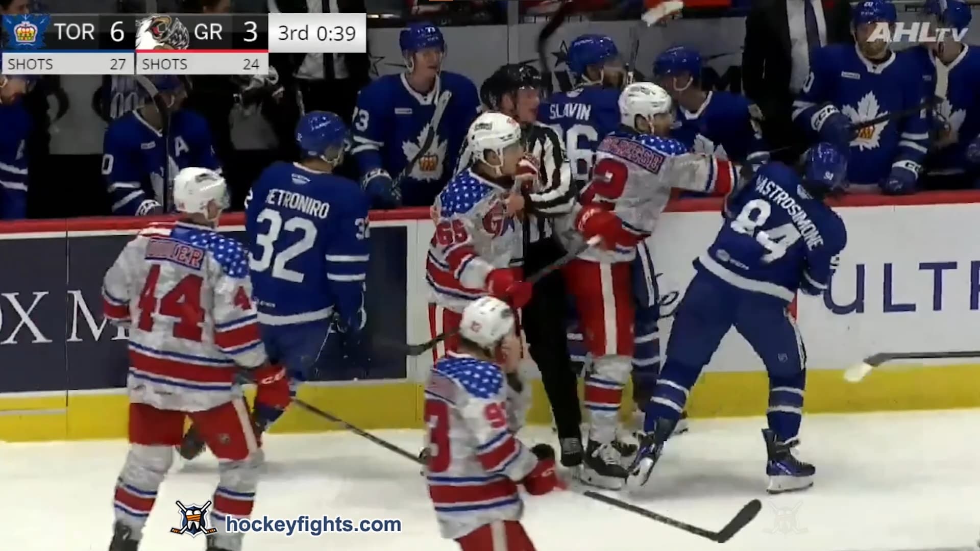 R. Mastrosimone (TOR) vs. D. Shine (GRG)