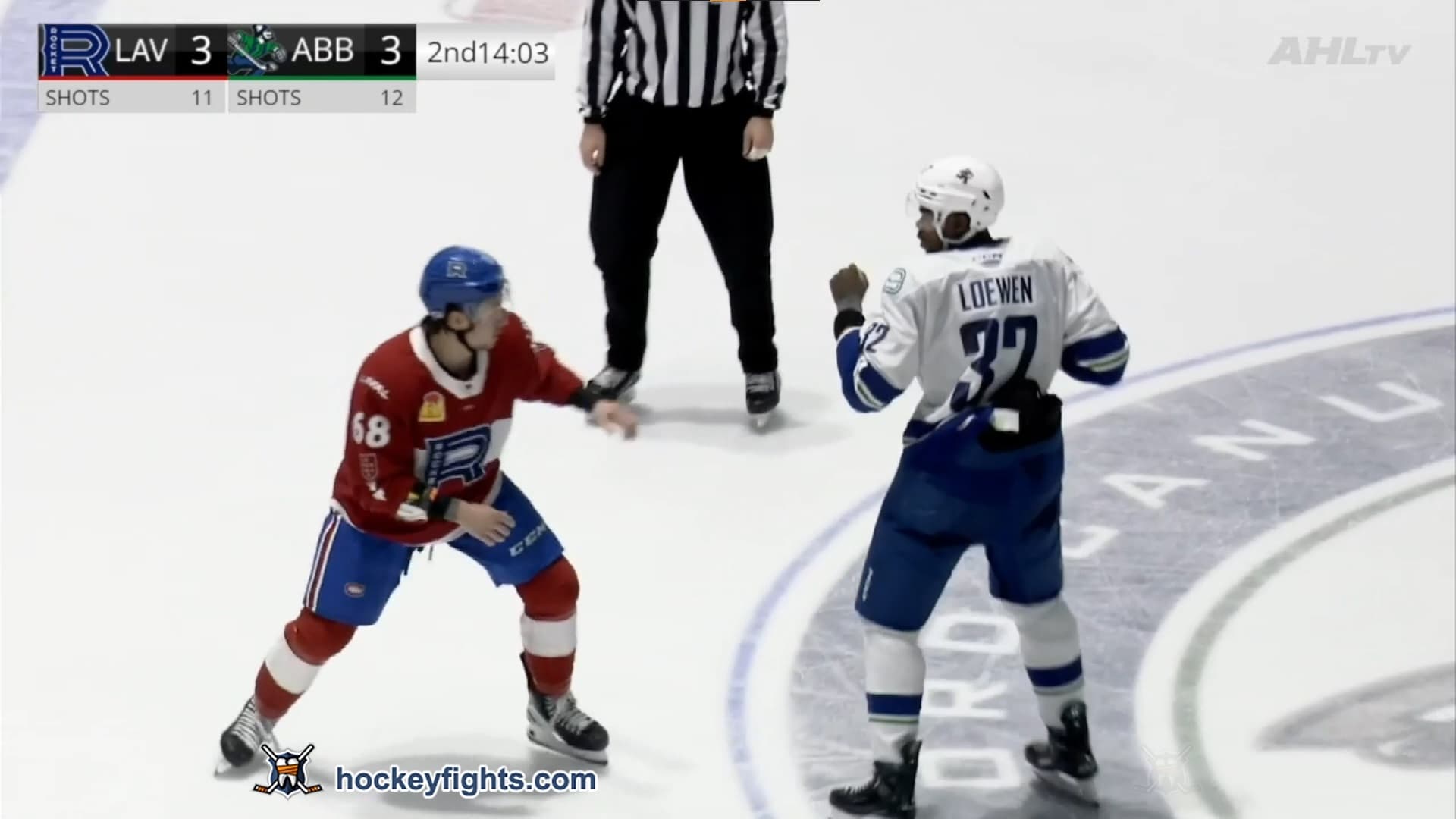 R. McKay (LAV) vs. J. Loewen (ABC)
