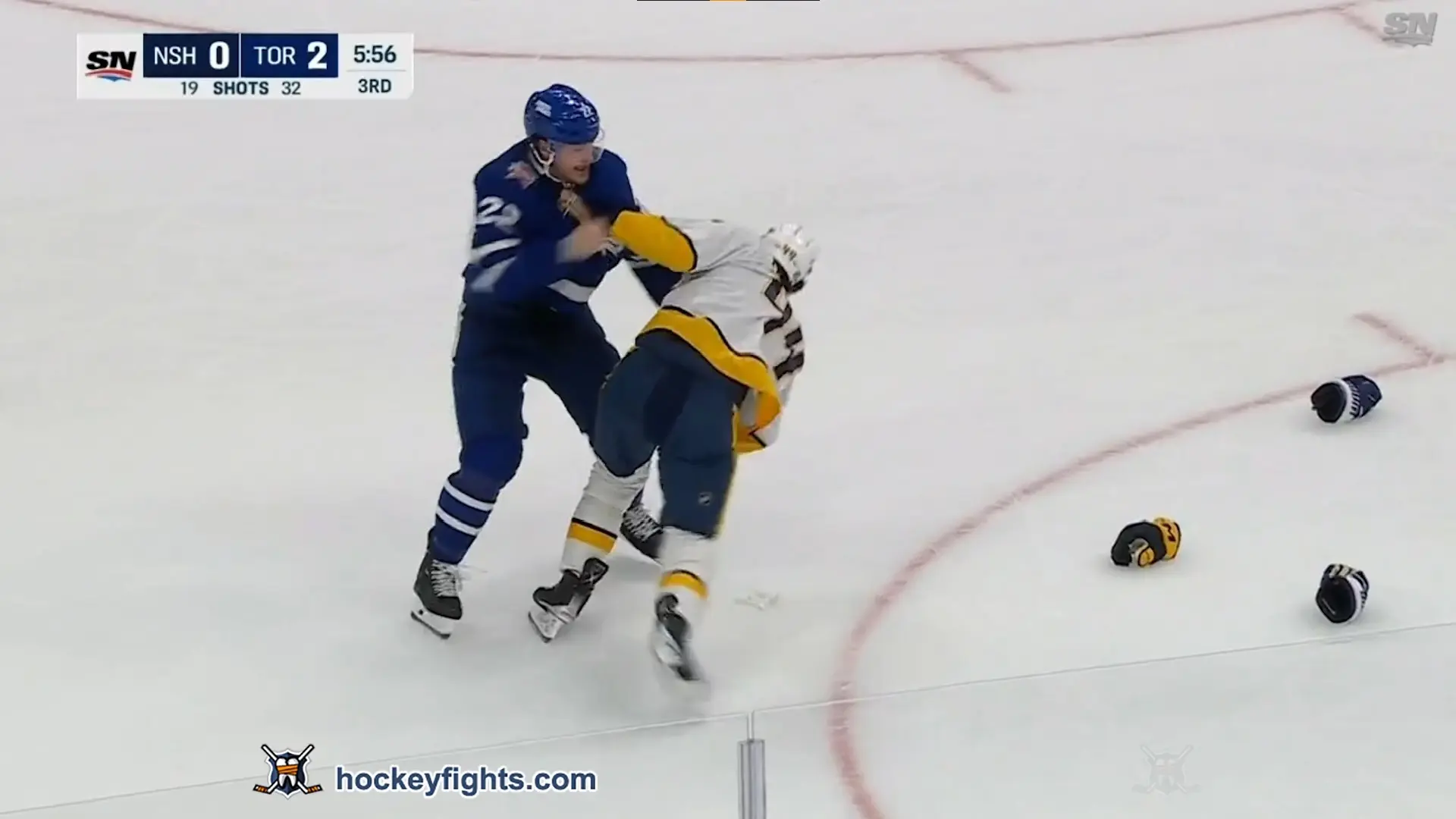 K. Sherwood (NSH) vs. J. McCabe (TOR)