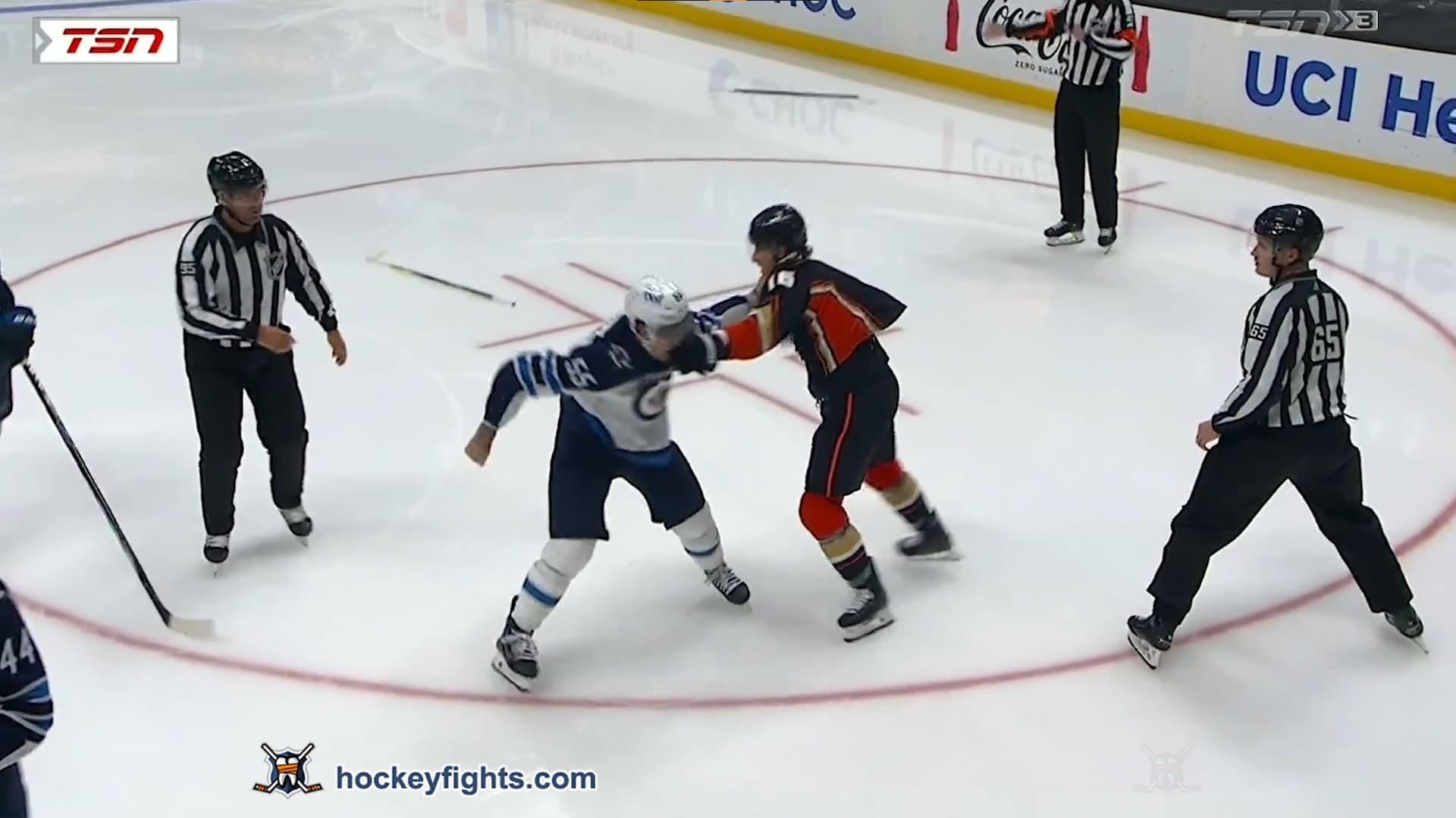 M. Scheifele (WPG) vs. R. Strome (ANA)