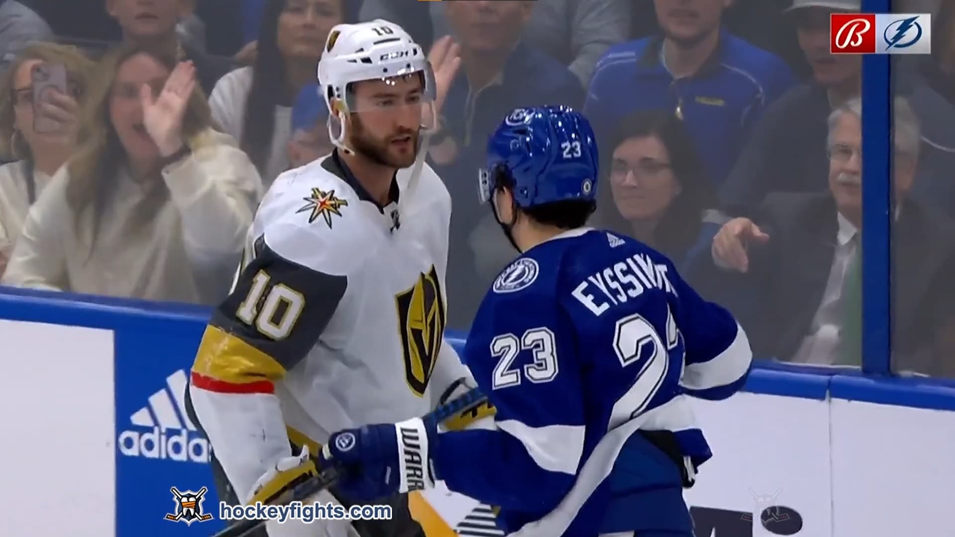 N. Roy (VGK) vs. M. Eyssimont (TBL)