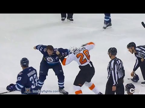 R. Umberger (PHI) vs. A. Ladd (WPG)