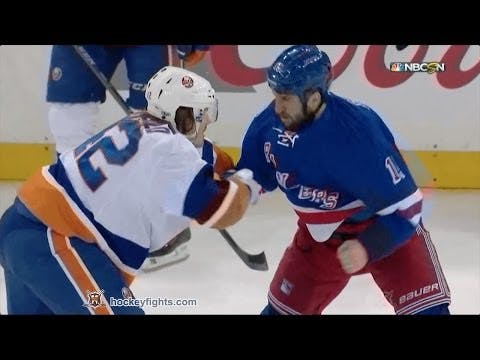 S. Mayfield (NYI) vs. T. Glass (NYR)