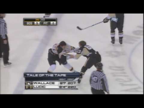 M. Lucic (BOS) vs. T. Wallace (PIT)