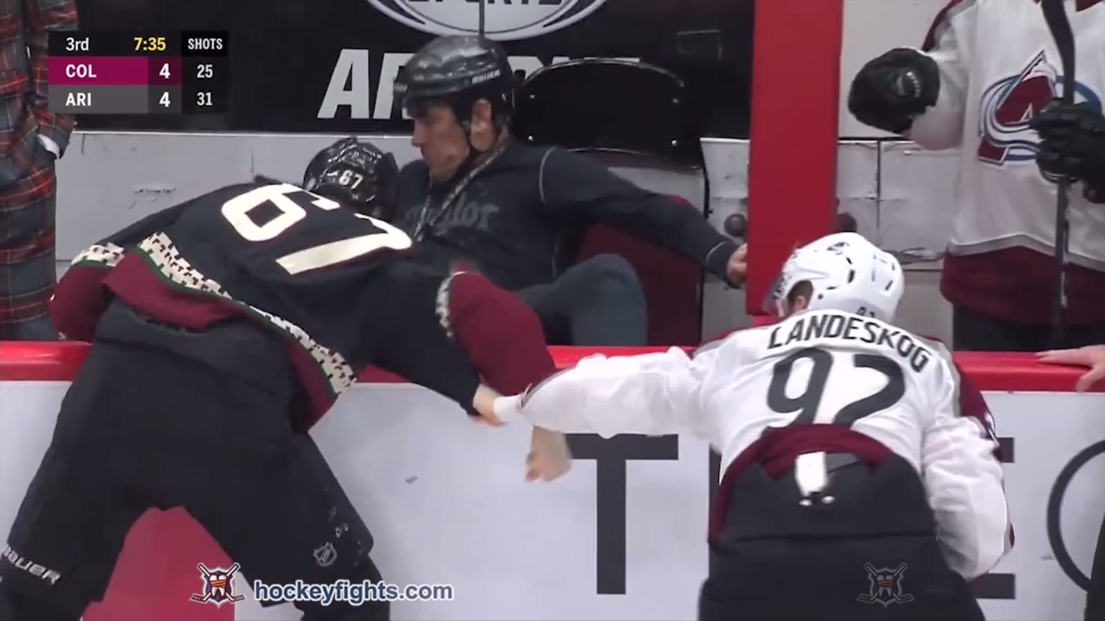 Hockeyfights Friday Fight (Two) Week Recap – January 4th, 2019