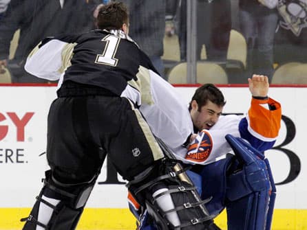 Brent Johnson Drops Rick DiPietro