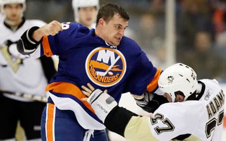 Haley & Islanders Beat Down Pens