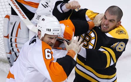 Nathan Horton Helps Power Bruins