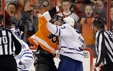 Flyers and Leafs Rivalry Picks Up
