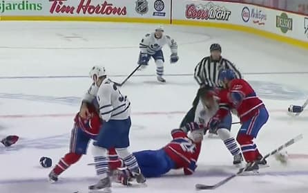 Leafs-Habs Boils Over, Grabovski in the clear