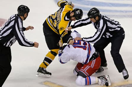 Merlot Line Gets Credit for Bruins Quick Win