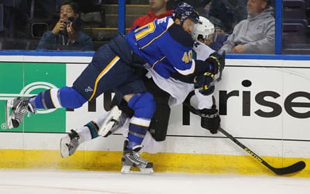 Maxim Lapierre’s Hit on Dan Boyle Sparks Sharks-Blues