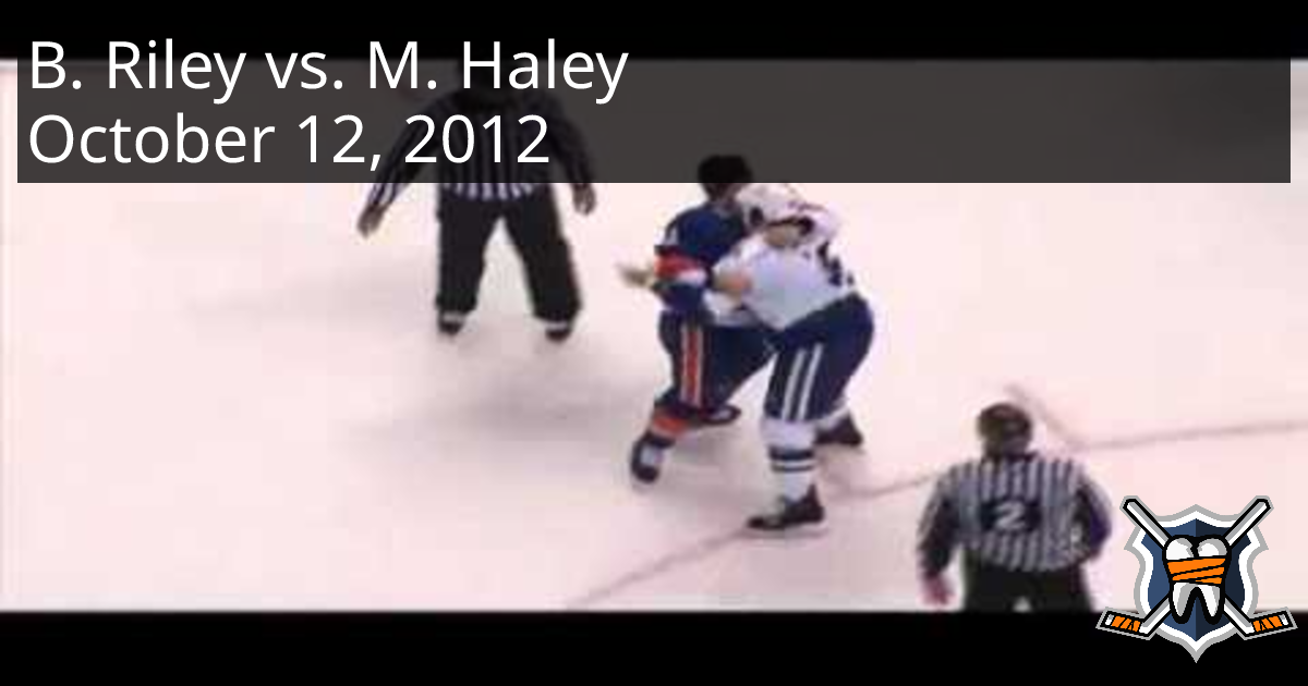 Blair Riley vs. Micheal Haley, October 12, 2012 - Bridgeport Sound ...