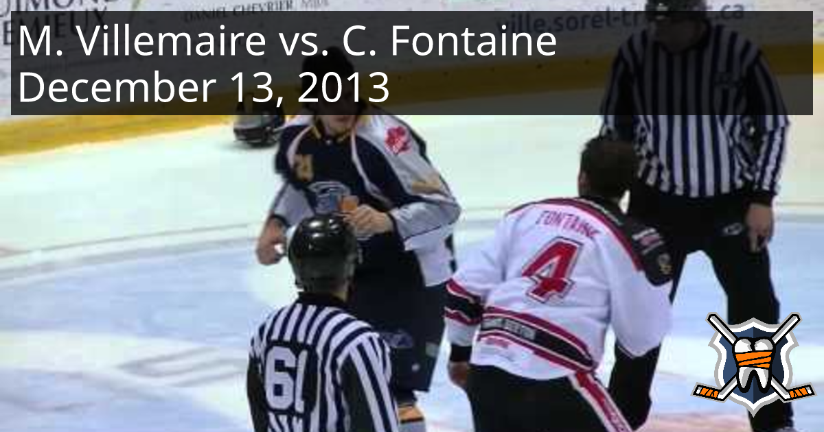 Maxime Villemaire vs. Charles Fontaine, December 13, 2013 l
