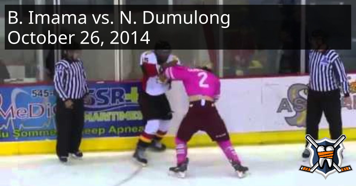 Bokondji Imama vs. Nicolas Dumulong, October 26, 2014