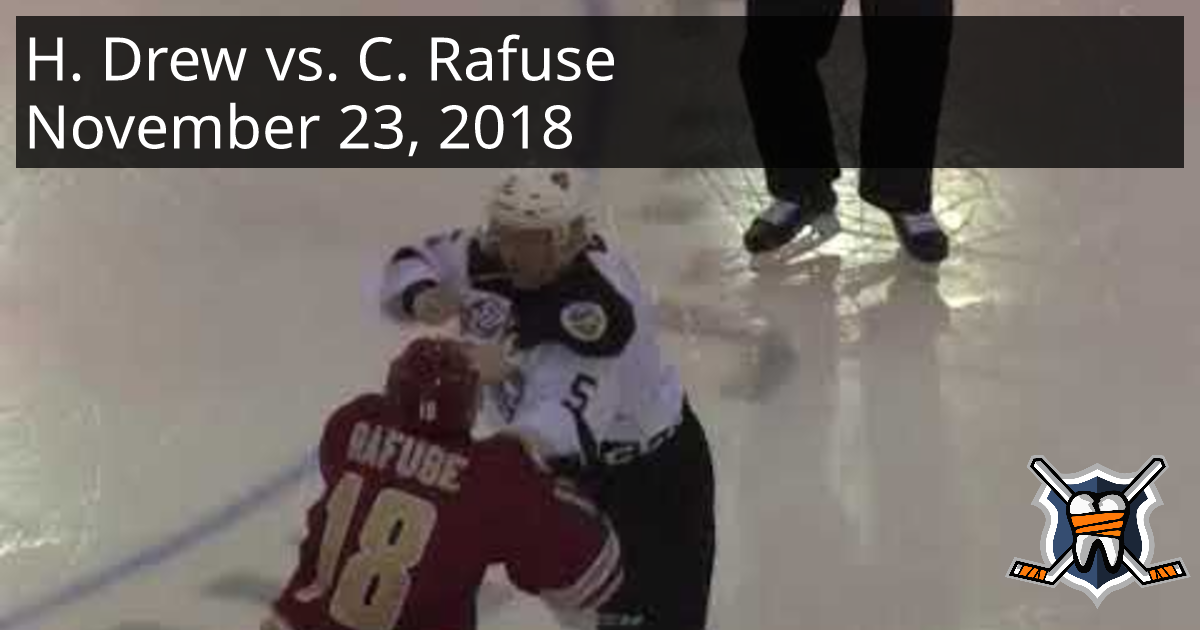 Hunter Drew vs. Cole Rafuse, November 23, 2018 - Charlottetown ...