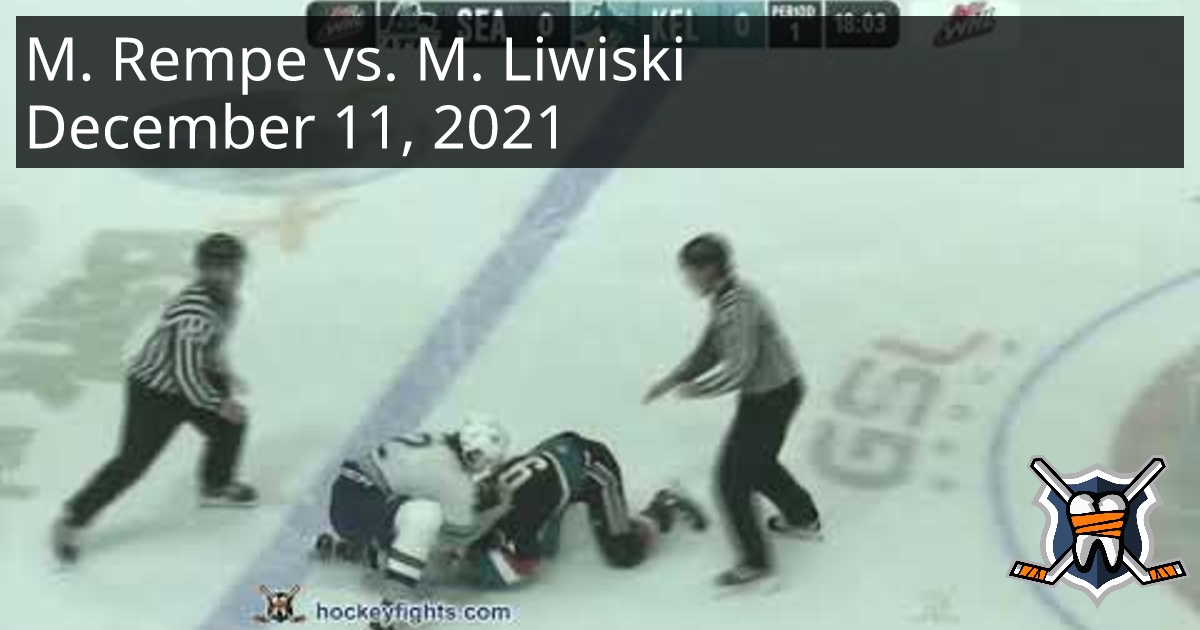 Matthew Rempe vs. Mark Liwiski, December 11, 2021 Seattle