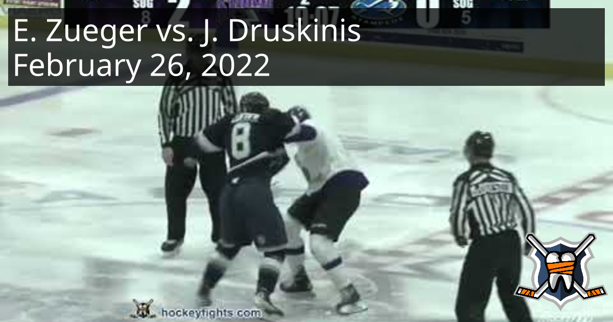 Easton Zueger vs. John Druskinis, February 26, 2022 Sioux Falls