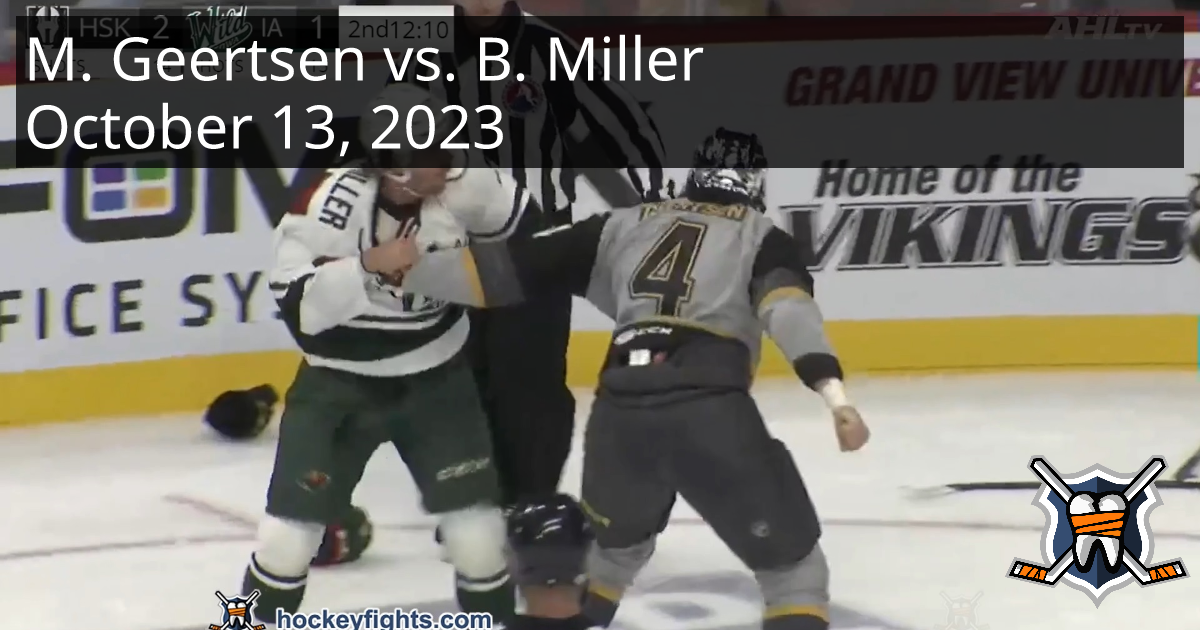 Mason Geertsen vs. Brenden Miller, October 13, 2023 Henderson Silver