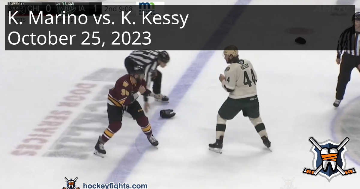 Kyle Marino vs. Kale Kessy, October 25, 2023 Chicago Wolves vs. Iowa