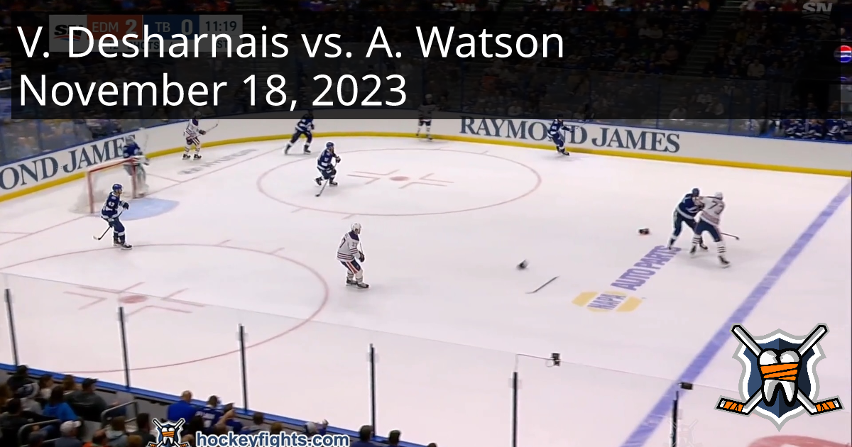 Vincent Desharnais vs. Austin Watson, November 18, 2023 Edmonton